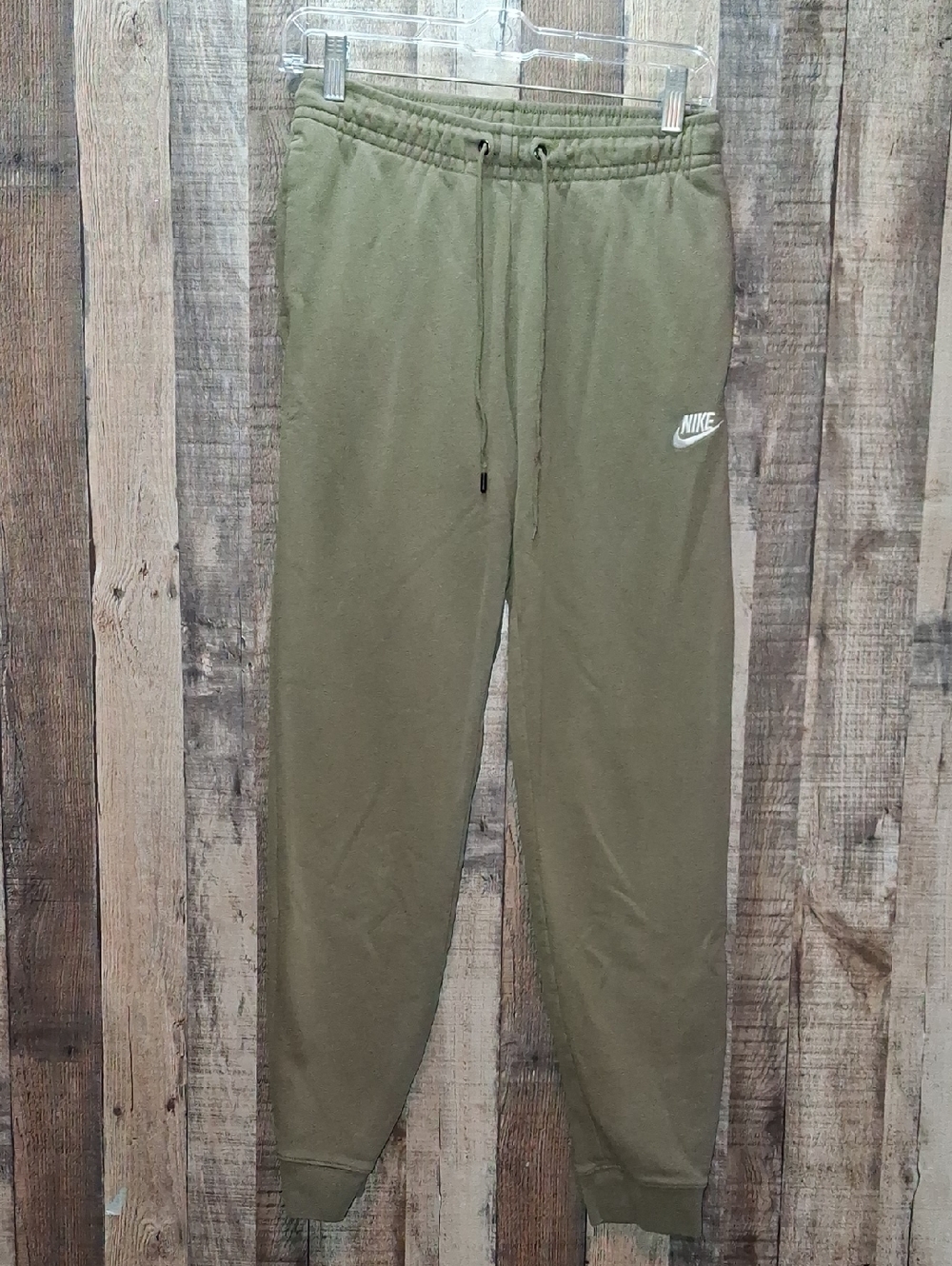 Women's Army Green Nike Jogger Sweats Sweatpants Size S Small